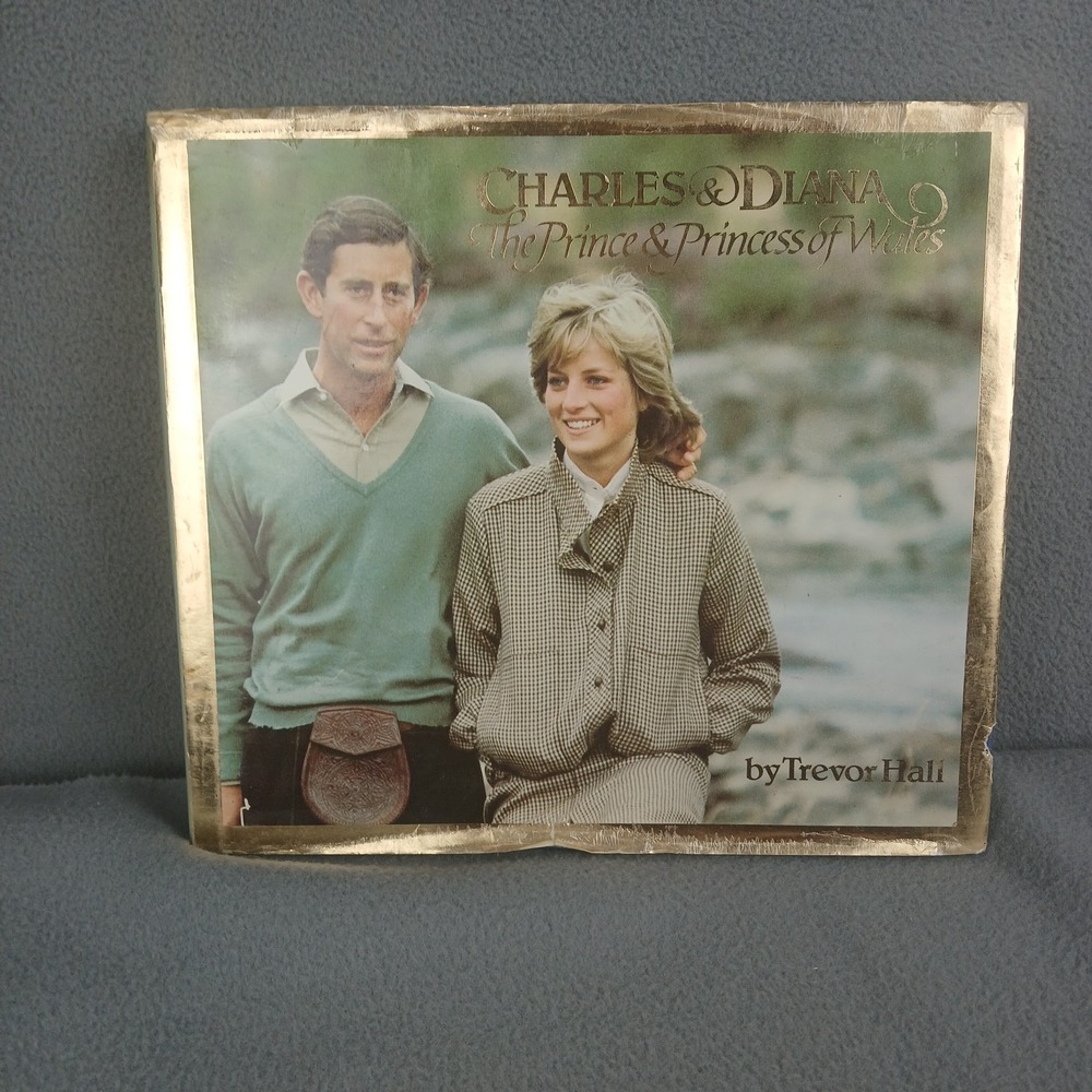 Charles & Diana The Prince & Princess of Wales Trevor Hall Hardcover Dust Jacket